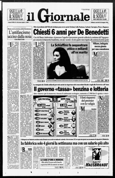 Il giornale : quotidiano del mattino